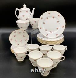 26 Piece Colclough Fragrance English Bone China Tea Set