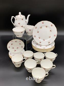 26 Piece Colclough Fragrance English Bone China Tea Set