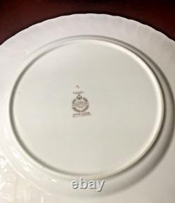 32-pc Minton China Ancestral pattern 1793 Plate Sets, Made In England, A1556
