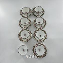 33 Pcs Coalport England Bone China French Noble Set Plates Cups Saucers Salad