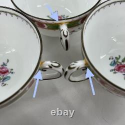 33 Pcs Coalport England Bone China French Noble Set Plates Cups Saucers Salad