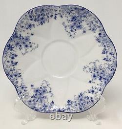 (4) Sets Shelley Dainty Blue Fine Bone China Tea Cups & Saucers England 051/28