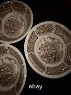 40 Piece Set Alfred Meakin Fair Winds Staffordshire England Dinnerware Set