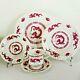 40 pcs Queens Rosina Red Dragon Ware Bone China 8 Place Settings Made in England