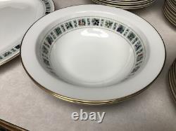47 Piece Royal Doulton Tapestry Fine China England Dinnerware Set 1960's New MCM