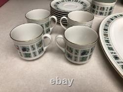 47 Piece Royal Doulton Tapestry Fine China England Dinnerware Set 1960's New MCM