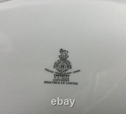 47 Piece Royal Doulton Tapestry Fine China England Dinnerware Set 1960's New MCM