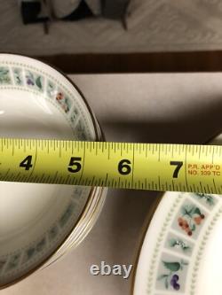 47 Piece Royal Doulton Tapestry Fine China England Dinnerware Set 1960's New MCM