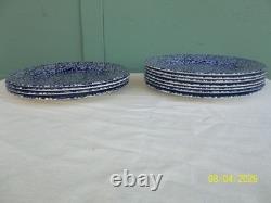 49 Pcs. Churchill & Queens Calico Blue Dinner Set Made in England & Malaysia