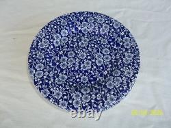 49 Pcs. Churchill & Queens Calico Blue Dinner Set Made in England & Malaysia 49 Pcs. Churchill & Queens Calico Blue Dinner Set Made in England & Malaysia