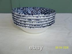 49 Pcs. Churchill & Queens Calico Blue Dinner Set Made in England & Malaysia