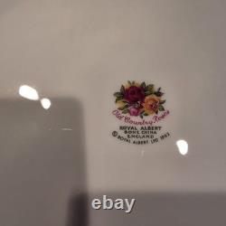 49 piece Royal Albert Old Country Roses Bone China dinnerware set England 1962