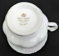 4pc Set Royal Albert VAL D'OR Coffee Pot + 2 Cups Bone China England