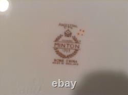 5 Minton Ancestral Bone China 5 Pc. Settings England S-376 Wreath Mark NICE 25pc