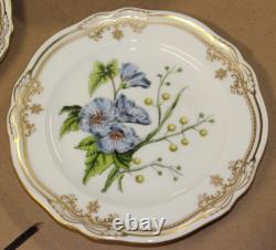 5 Pc Spode Fine Bone China England Stafford Flowers Dinner Plate Place Setting