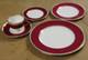 5 Pc Wedgwood Bone China England Ruby Ulander Dinner Plate Place Setting W1813