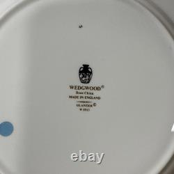 5 Pc Wedgwood Bone China England Ruby Ulander Dinner Plate Place Setting W1813