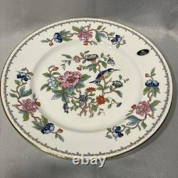 5-piece Place Setting Of Aynsley Pembroke Fine English Bone China (mint)