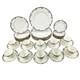 50 Piece Service For 10 Wedgwood England Bone China Chartley Pattern Dinnerware