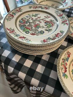57 Pieces Indian Tree by Johnson Brothers China Excellent Condition