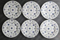 58 Vintage Myott Finlandia Staffordshire England Blue Cups Plates Bowls FREESHIP