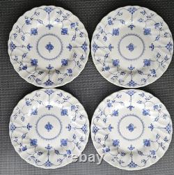 58 Vintage Myott Finlandia Staffordshire England Blue Cups Plates Bowls FREESHIP