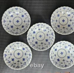 58 Vintage Myott Finlandia Staffordshire England Blue Cups Plates Bowls FREESHIP