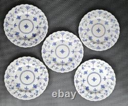 58 Vintage Myott Finlandia Staffordshire England Blue Cups Plates Bowls FREESHIP