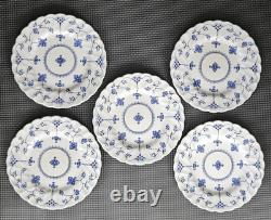 58 Vintage Myott Finlandia Staffordshire England Blue Cups Plates Bowls FREESHIP