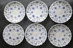 58 Vintage Myott Finlandia Staffordshire England Blue Cups Plates Bowls FREESHIP