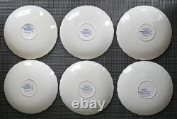 58 Vintage Myott Finlandia Staffordshire England Blue Cups Plates Bowls FREESHIP