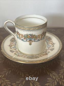 6 AYNSLEY HENLEY Demitasse Cup Saucer Tea Set Bone China England NEW