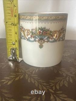 6 AYNSLEY HENLEY Demitasse Cup Saucer Tea Set Bone China England NEW