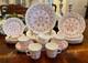6 Five Piece Place Settings Royal Crown Derby Iron Red Bone China Dinnerware Set
