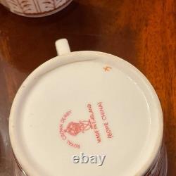 6 Five Piece Place Settings Royal Crown Derby Iron Red Bone China Dinnerware Set