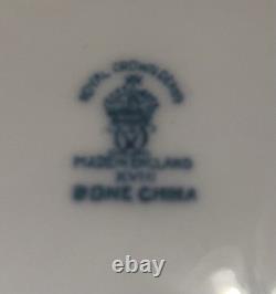 60 Piece Set Royal Crown Derby Blue Mikado Full Place Settings Tea Cake Platter