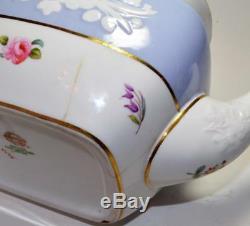 60s SPODE China England MARITIME ROSE Pattern #R4118 41 Pc Tea Set for 12