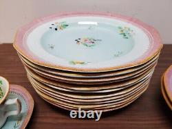 61 Piece Set Adams Calyx Ware Lowestoft Pattern 2087 Ironstone Dinnerware China