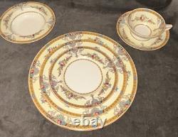 61p 1930 MYOTT China Staffordshire England Carlton Dinner Service X10 Free Ship