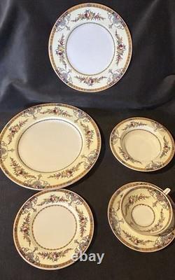 61p 1930 MYOTT China Staffordshire England Carlton Dinner Service X10 Free Ship