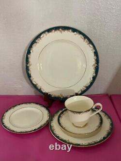 62 Minton Grosvenor England 5 Piece Setting Service for 12