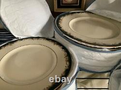 62 Minton Grosvenor England 5 Piece Setting Service for 12