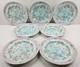 7 Adams China Singapore Bird Luncheon Plates Set Vintage Floral Old England Lot