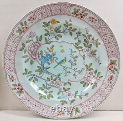 7 Adams China Singapore Bird Luncheon Plates Set Vintage Floral Old England Lot