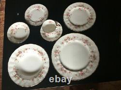 7 piece place setting Paragon Victoriana Rose bone china made in England