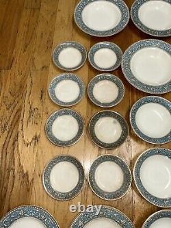 72 Piece Atlanta Crown Ducal Fine China Set Made In England Vintage Plates Bowl