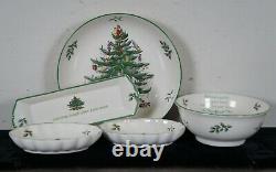 76 Pc Vintage Spode Christmas Tree China Dinnerware Set Holiday Service England