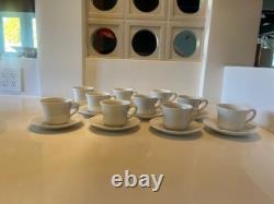 78 Piece Set Vtg Wedgewood China England White Hedge Rose Pattern