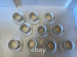 78 Piece Set Vtg Wedgewood China England White Hedge Rose Pattern