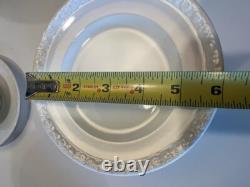 78 Piece Set Vtg Wedgewood China England White Hedge Rose Pattern